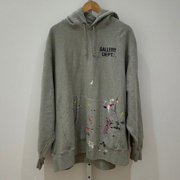 Gallery Dept Grey Hoodie - Picture 1 of 3